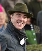 6 February 2016; Actor Jimmy Nesbitt at the racing. Horse Racing from Leopardstown. Leopardstown, Co. Dublin. Picture credit: Matt Browne / SPORTSFILE
