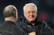 21 November 2009; Ireland assistant coach Alan Gaffney, right, and head coach Declan Kidney ahead of the game. Autumn International Guinness Series 2009, Ireland v Fiji, Royal Dublin Society, Ballsbridge, Dublin. Picture credit: Stephen McCarthy / SPORTSFILE