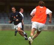 27 March 2001; Gary Kelly during a Republic of Ireland training session at the Mini Estadi in Barcelona, Spain. Photo by Damien Eagers/Sportsfile