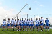 14 February 2016; The Waterford team stand for the National Anthem before the game. Allianz Hurling League, Division 1A, Round 1, Waterford v Kilkenny. Walsh Park, Waterford. Picture credit: Piaras Ó Mídheach / SPORTSFILE