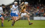 14 February 2016; Jonjo Farrell, Kilkenny, get past Waterford's Noel Connor, left, and Shane Fives. Allianz Hurling League, Division 1A, Round 1, Waterford v Kilkenny. Walsh Park, Waterford. Picture credit: Piaras Ó Mídheach / SPORTSFILE