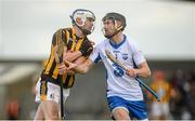 14 February 2016; TJ Reid, Kilkenny, and Barry Coughlan, Waterford, jostle for position. Allianz Hurling League, Division 1A, Round 1, Waterford v Kilkenny. Walsh Park, Waterford. Picture credit: Piaras Ó Mídheach / SPORTSFILE