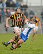 14 February 2016; Walter Walsh, Kilkenny, in action against Noel Connors, Waterford. Allianz Hurling League, Division 1A, Round 1, Waterford v Kilkenny. Walsh Park, Waterford. Picture credit: Piaras Ó Mídheach / SPORTSFILE