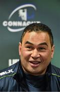 16 February 2016; Connacht head coach Pat Lam during a press conference. Sportsground, Galway. Picture credit: David Maher / SPORTSFILE