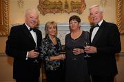 8 January 2010; Shay and Angela Smith with Olivia and Tony Bell at the GUI Champions' Dinner. Carton House, Maynooth, Co. Kildare. Picture credit: Matt Browne / SPORTSFILE