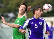 11 January 2010; Philip Hayak, Israel, in action against James Murphy, Republic of Ireland. Under-16 Friendly International. Israel v Republic of Ireland, Ra'anana, Israel. Picture credit: Nir Keidar / SPORTSFILE