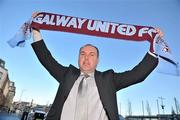 11 January 2010. Sean Connor who has been announced as the new Galway United FC team manager. Papa Johns, Eyre Square, Galway. Picture credit: David Maher / SPORTSFILE