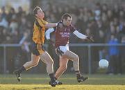 17 January 2010; Michael Ennis, Westmeath, in action against Kevin Nolan, DCU. O'Byrne Cup, First Round, Westmeath v DCU, St. Lomans GAA Grounds, Mullingar, Co. Westmeath. Picture credit: Brian Lawless / SPORTSFILE