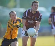 17 January 2010; Aidan Finnan, Westmeath, in action against Hugh McGrillen, DCU. O'Byrne Cup, First Round, Westmeath v DCU, St. Lomans GAA Grounds, Mullingar, Co. Westmeath. Picture credit: Brian Lawless / SPORTSFILE