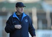 20 January 2010; Colm O'Rourke, St. Patrick's College, Navan, watches his team in action against Good Counsel College, New Ross. Leinster Colleges Senior Football “A” Round 2, St. Patrick's College, Navan, Co. Meath, v Good Counsel College, New Ross, Co. Wexford. Dr Cullen Park, Carlow. Picture credit: Matt Browne / SPORTSFILE