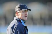 20 January 2010; Colm O'Rourke, St. Patrick's College, Navan, watches his team in action against Good Counsel College, New Ross. Leinster Colleges Senior Football “A” Round 2, St. Patrick's College, Navan, Co. Meath, v Good Counsel College, New Ross, Co. Wexford. Dr Cullen Park, Carlow. Picture credit: Matt Browne / SPORTSFILE