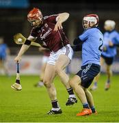 20 February 2016; Joe Cannning, Galway, in action against Cian O'Callaghan, Dublin. Allianz Hurling League, Division 1A, Round 2, Dublin v Galway. Parnell Park, Dublin. Picture credit: Piaras Ó Mídheach / SPORTSFILE