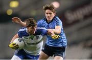 27 February 2016; Darren Hughes, Monaghan, in action against Michael Fitzsimons, Dublin. Allianz Football League, Division 1, Round 3, Dublin v Monaghan, Croke Park, Dublin. Picture credit: Piaras Ó Mídheach / SPORTSFILE