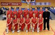 31 January 2010; The DCU Mercy team. Women's Superleague National Cup Final 2010, Team Montenotte Hotel Cork v DCU Mercy, National Basketball Arena, Tallaght, Dublin. Picture credit: Brendan Moran / SPORTSFILE