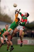 8 April 2001; Colm McManaman of Mayo in action against Darren Fay of Meath during the Allianz GAA National Football League Division 1B match between Mayo and Meath at James Stephen's Park in Ballina, Mayo. Photo by Brendan Moran/Sportsfile