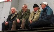 8 April 2001; Four Cork fans during the Allianz GAA National Hurling League Division 1B Round 4 match between Cork and Waterford at Páirc Uí Chaoimh in Cork. Photo by David Maher/Sportsfile