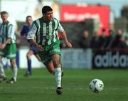 25 March 2001; Keith Long of Bray Wanderers during the Eircom League Premier Division match between Bray Wanderers and Finn Harps at the Carlisle Grounds in Bray, Wicklow. Photo by Ray Lohan/Sportsfile