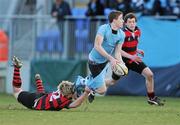 9 February 2010; Alex Comerford, St Michael's, in action against Ross Bailey Kearney, Kilkenny College. Leinster Schools Junior Cup, 1st Round, St Michael's v Kilkenny College, Donnybrook Stadium, Donnybrook, Dublin. Photo by Sportsfile