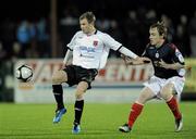 9 February 2010; Jack McLeod, Dundalk, in action against Stephen Quigley, Shelbourne. Pre-Season Friendly, Dundalk v Shelbourne, Oriel Park, Dundalk, Co. Louth. Photo by Sportsfile