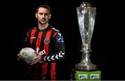 2 March 2016; Kurtis Byrne, Bohemians, in attendance at an SSE Airtricity and FAI photoshoot with League players. Aviva Stadium, Dublin. Picture credit: David Maher / SPORTSFILE