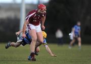 10 February 2010; John Lee, NUI Galway, in action against Peter Atkinson, UCD. Ulster Bank Fitzgibbon Cup Round 2, Univercity College Dublin v National University of Ireland, Galway, Belfield, Dublin. Picture credit: Daire Brennan / SPORTSFILE