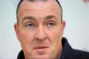 11 February 2010; Dublin manager Pat Gilroy during a press conference ahead of their Allianz GAA Football National League game against Derry on Saturday. Dublin Training Facility, DCU St. Clare’s, Glasnevin, Dublin. Picture credit: Brian Lawless / SPORTSFILE