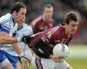 14 February 2010; Nicky Joyce, Galway, in action against Gavin Doogan, Monaghan. Allianz National Football League, Division 1, Round 2, Galway v Monaghan, Pearse Stadium, Galway. Picture credit: Ray Ryan / SPORTSFILE