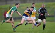 6 March 2016; Jason Lonergan, Tipperary, in action against Joey O'Connor, Offaly. Allianz Football League, Division 3, Round 4, Tipperary v Offaly. Sean Treacy Park, Tipperary. Picture credit: Matt Browne / SPORTSFILE