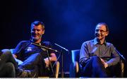 1 June 2016; Republic of Ireland manager Martin O'Neill and assistant manager Roy Keane  on stage with Today FM presenter Matt Cooper during a night of entertainment at the Cork Opera House, Cork. Photo by David Maher/Sportsfile