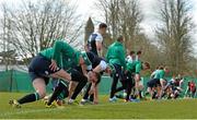 10 March 2016; Ireland's Jonathan Sexton with his team-mates during squad training. Carton House, Maynooth, Co. Kildare. Picture credit: Matt Browne / SPORTSFILE