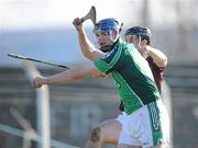 21 February 2010; Paudie McNamara, Limerick, in action against Shane Kavanagh, Galway. Allianz GAA Hurling National League, Division 1 Round 1, Limerick v Galway, John Fitzgerald Park, Kilmallock, Co. Limerick. Picture credit: Brendan Moran / SPORTSFILE