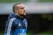 11 March 2016; Italy's Edoardo Padovani during the captain's run. Italy Rugby Captain's Run. Aviva Stadium, Lansdowne Road, Dublin.  Picture credit: Matt Browne / SPORTSFILE