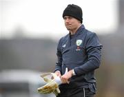 28 February 2010; Republic of Ireland goalkeeper Shay Given during squad training ahead of their International Friendly against Brazil on Tuesday. Republic of Ireland squad training, Arsenal Training Centre, Bell Lane, London Colney, St. Alban's, London, England. Picture credit: David Maher / SPORTSFILE