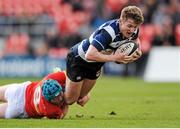 13 March 2016; Jack Lyons, Crescent College Comprehensive, is tackled by Daire Feeney, CBC. Munster Schools Senior Cup Final, CBC v Crescent College Comprehensive. Irish Independent Park, Cork. Picture credit: Eóin Noonan / SPORTSFILE