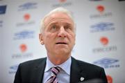 3 March 2010; Republic of Ireland manager Giovanni Trapattoni during a press conference following last night's international friendly against Brazil. Ramada Jarvis Hotel, Hyde Park, London. Picture credit: David Maher / SPORTSFILE