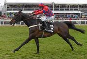 16 March 2016; Sprinter Sacre, with Nico de Boinville up, on their way to winning the The Betway Queen Mother Champion Steeple Chase. Prestbury Park, Cheltenham, Gloucestershire, England. Picture credit: Cody Glenn / SPORTSFILE