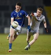 16 March 2016; Donal Monahan, Cavan, in action against Mark Kavanagh, Tyrone. EirGrid Ulster GAA Football U21 Championship, Quarter-Final, Cavan v Tyrone, Kingspan Breffni Park, Cavan. Picture credit: Oliver McVeigh / SPORTSFILE