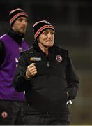 16 March 2016; Brian Dooher, Tyrone manager celebrates after his sides second goal. EirGrid Ulster GAA Football U21 Championship, Quarter-Final, Cavan v Tyrone, Kingspan Breffni Park, Cavan. Picture credit: Oliver McVeigh / SPORTSFILE