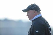 9 March 2010; Ireland head coach Declan Kidney during rugby squad training ahead of their RBS Six Nations Rugby Championship match against Wales on Saturday. Dr. Hickey Park, Greystones, Co. Wicklow. Picture credit; Brian Lawless / SPORTSFILE