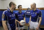 9 March 2010; Pictured at the AIB GAA Club Championship Final press conference are St. Galls players Colin Brady, Sean Kelly and Aodhan Gallagher. St. Galls will take on Kilmurry Ibrickane in the AIB GAA Football Senior Championship Finals on St. Patrick's Day, 17th March, in Croke Park. St Galls, Belfast, Co. Antrim. Picture credit: Oliver McVeigh / SPORTSFILE