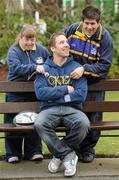 10 March 2010; At the announcement that United Drug plc, will be an official supplier for the 2010 Special Olympic Ireland Games, which take place from 9-13th June in Limerick, is Ireland rugby international Tomas O'Leary being checked out by Special Olympics athletes Amy Quinn and Eamonn Clifford, from the Bray Lakers Club, Co. Wicklow. St. Stephen’s Green, Dublin. Picture credit: Brendan Moran / SPORTSFILE