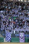 11 March 2010; Clongowes Wood College SJ fans during the game. Leinster Schools Junior Cup Semi-Final, Clongowes Wood College SJ v Terenure College, Donnybrook Stadium, Donnybrook, Dublin. Picture credit: Jack Halpin / SPORTSFILE