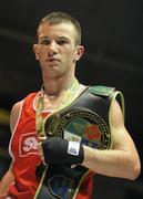 6 March 2010; John Joe Nevin, Cavan, following his victory over Derek Thorpe, St Aidans, during their men's elite 54kg final bout. Men's Novice National Championships 2010 Finals - Saturday Afternoon Session, National Stadium, Dublin. Picture credit: Stephen McCarthy / SPORTSFILE