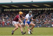 20 March 2016; Maurice Shanahan, Waterford, in action against Davy Glennon, Galway. Allianz Hurling League, Division 1A, Round 5, Waterford v Galway, Walsh Park, Waterford. Picture credit: Ramsey Cardy / SPORTSFILE