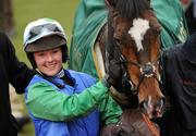 17 March 2010; Katie Walsh after winning the 140th Year Of The National Hunt Chase Challenge Cup aboard Poker de Sivola. Cheltenham Racing Festival - Wednesday. Prestbury Park, Cheltenham, Gloucestershire, England. Photo by Sportsfile