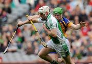 17 March 2010; Bob Aylward, Ballyhale Shamrocks, in action against Joe Canning, Portumna. AIB GAA Hurling All-Ireland Senior Club Championship Final, Ballyhale Shamrocks v Portumna, Croke Park, Dublin. Picture credit: Brian Lawless / SPORTSFILE