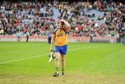 17 March 2010; A dejected Joe Canning, Portumna, leaves the pitch after the game. AIB GAA Hurling All-Ireland Senior Club Championship Final, Ballyhale Shamrocks v Portumna, Croke Park, Dublin. Picture credit: Brendan Moran / SPORTSFILE