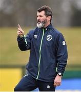 21 March 2016;  Republic of Ireland assistant manager Roy Keane during squad training. Republic of Ireland Squad Training. National Sports Campus, Abbotstown, Dublin. Picture credit: David Maher / SPORTSFILE