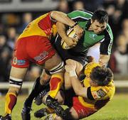 17 March 2010; Jamie Hagan, Connacht, in action against Rob Sidoli, Newport Gwent Dragons. Celtic League, Connacht v Newport Gwent Dragons, Sportsground, Galway. Picture credit: Ray Ryan / SPORTSFILE