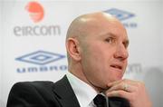 18 March 2010; New Republic of Ireland Under-23 manager Paul Doolin at a press conference to announce his appointment. FAI Headquarters, Abbotstown, Dublin. Picture credit: Brendan Moran / SPORTSFILE